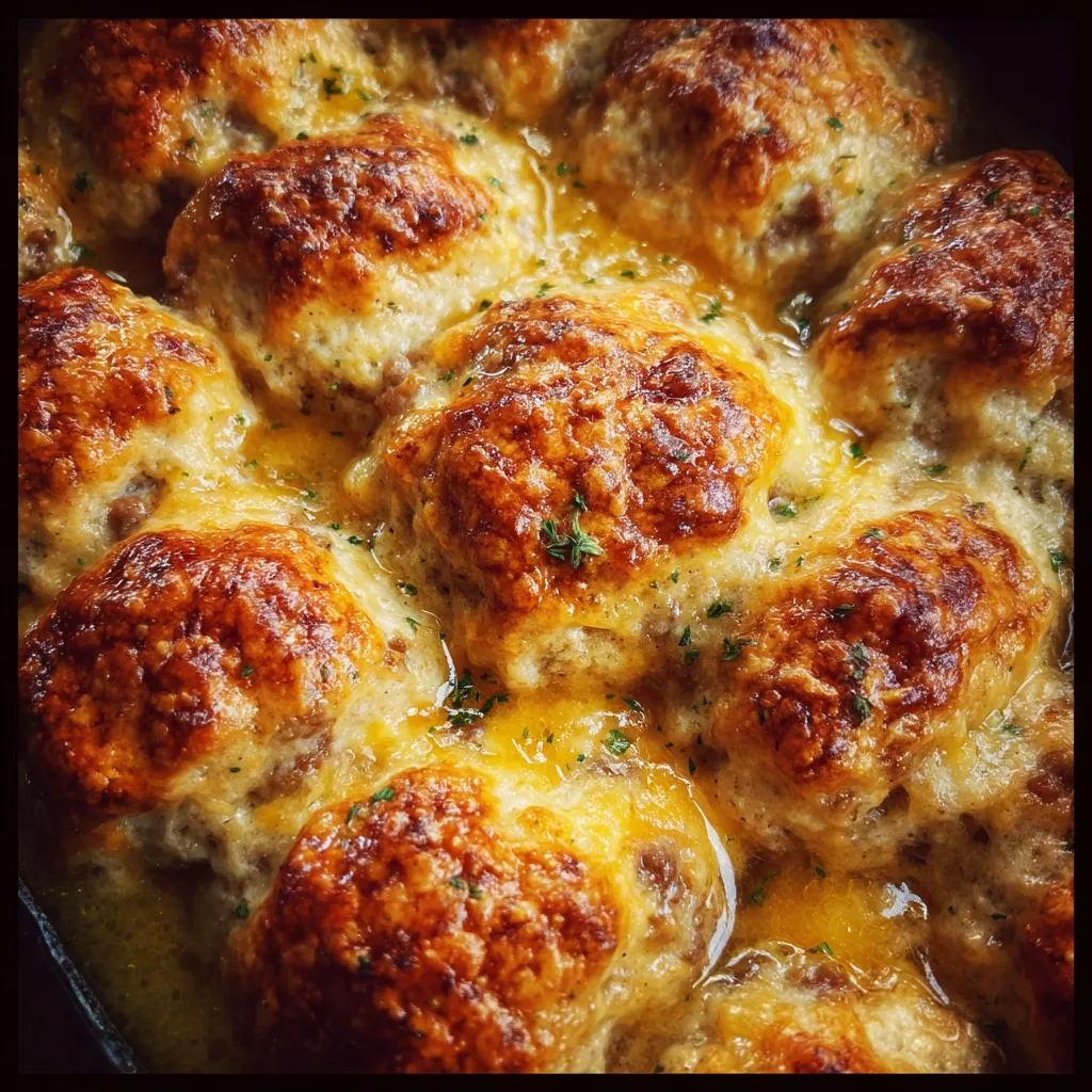 A dish of sausage, cheese, butter and biscuits.