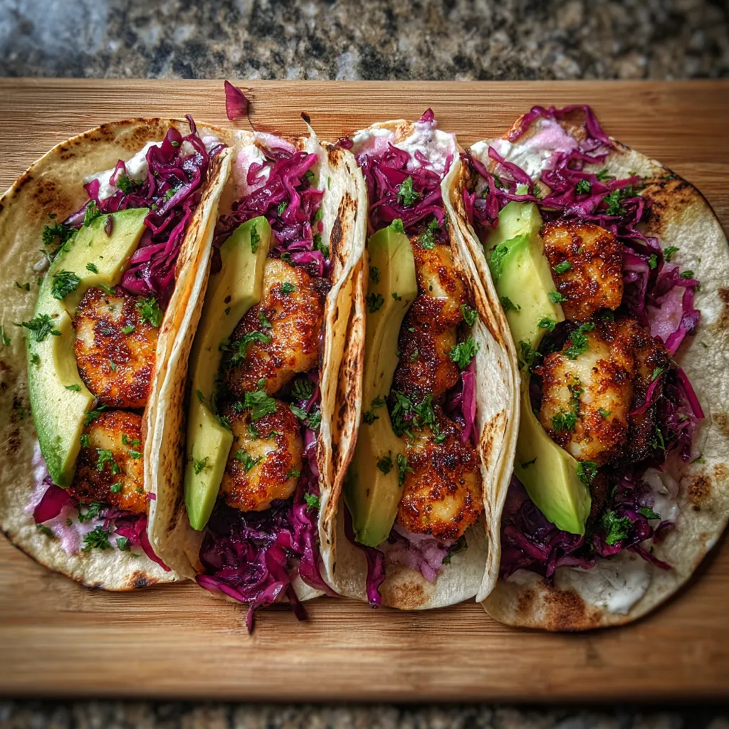 A plate of crispy Halloumi tacos with pickled onions.