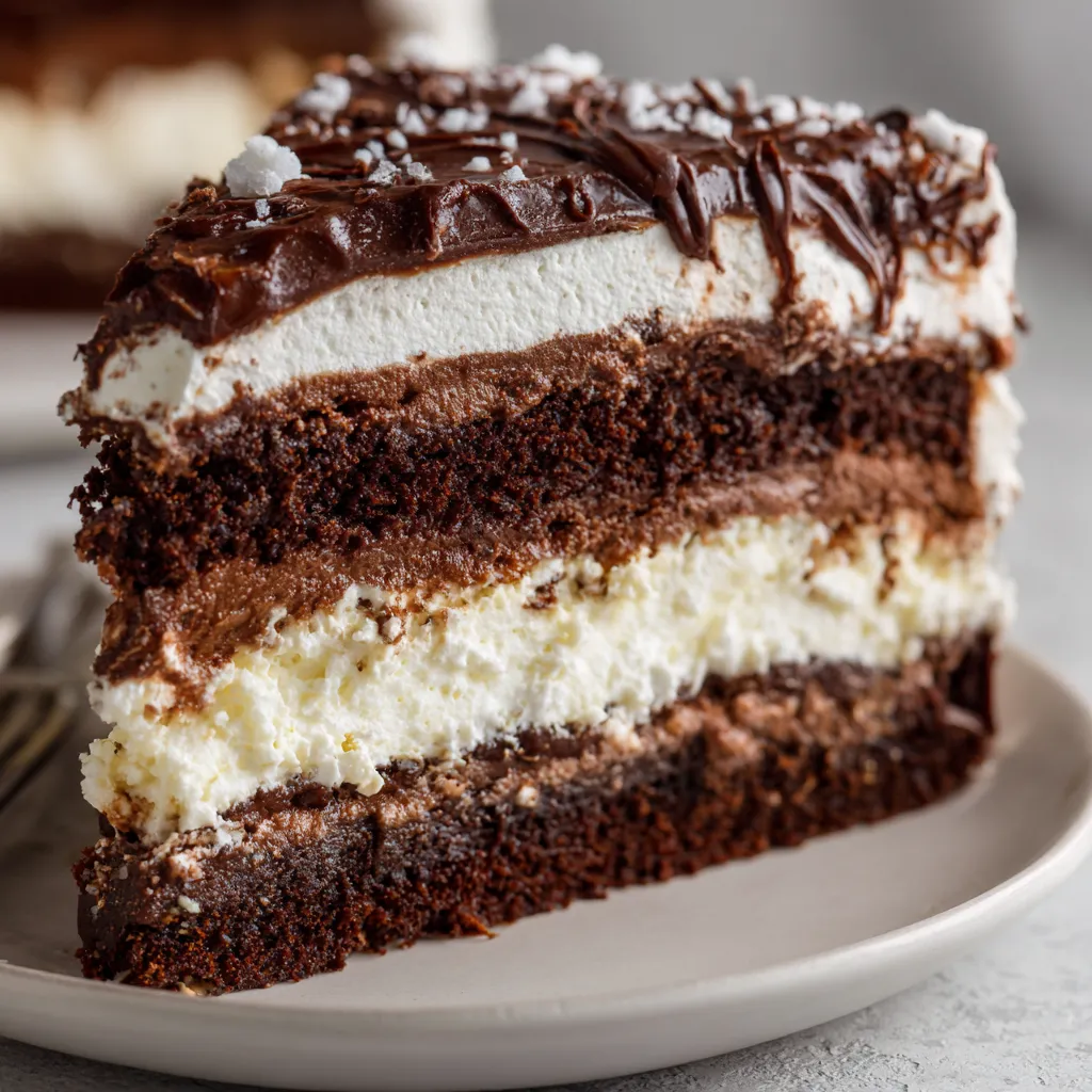 A slice of Italian Love Cake.
