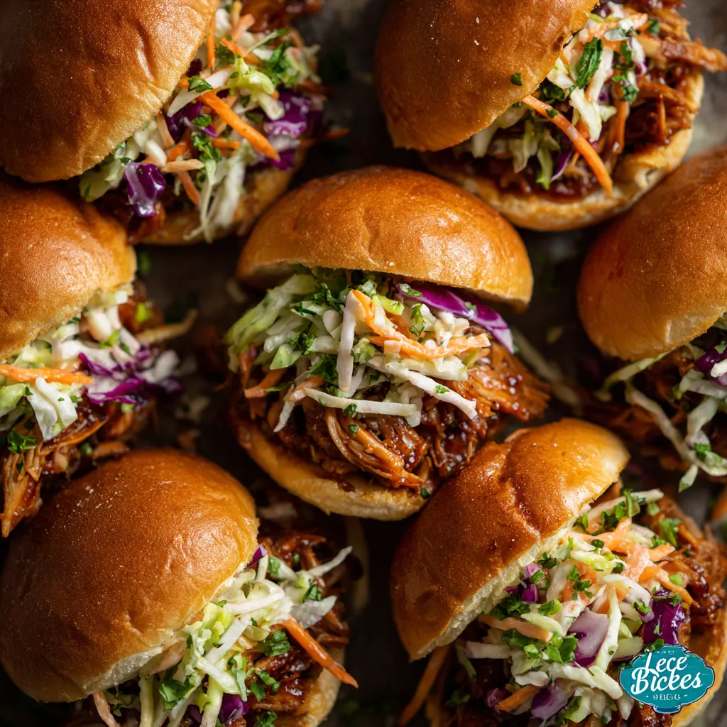 BBQ Jackfruit Pulled-Pork Sliders.
