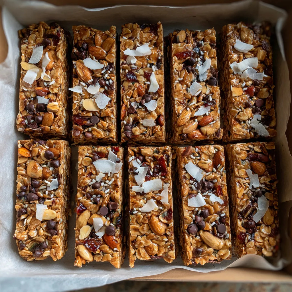 A box of no-bake granola bars.