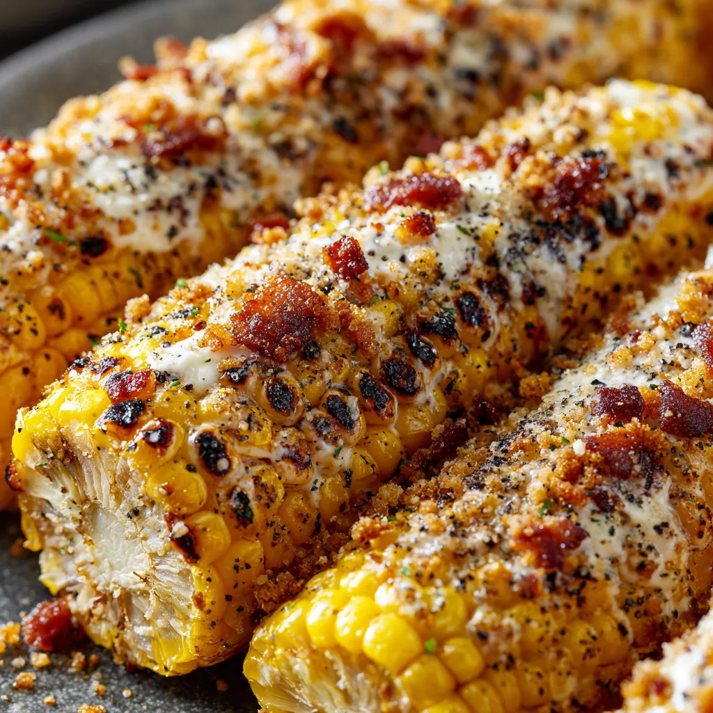 Grilled Caesar Corn on the Cob.