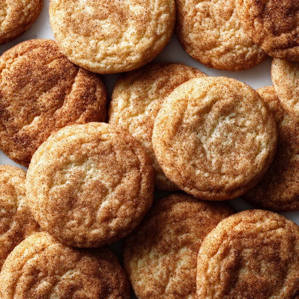 A pile of cinnamon cookies.