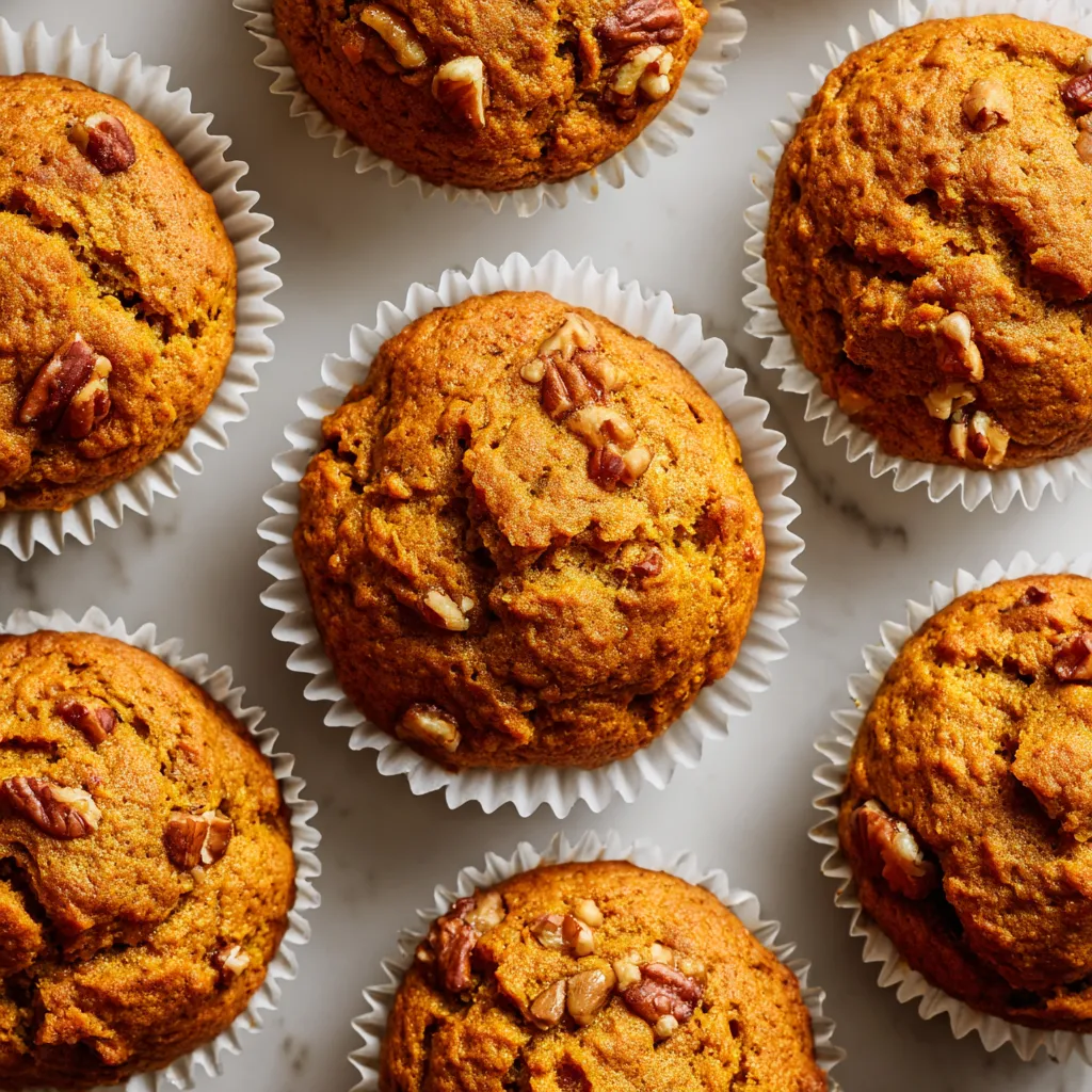 Pumpkin protein muffins with ricotta.