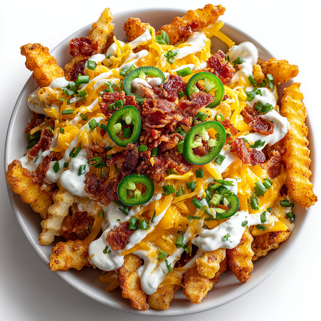 A plate of crispy Louisiana Voodoo Fries.