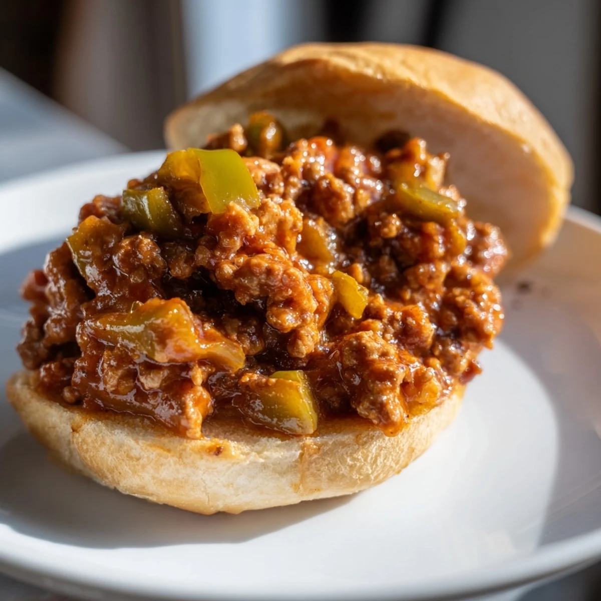 Warm, flavorful Sloppy Joes: a classic family-friendly American recipe, ready to enjoy.