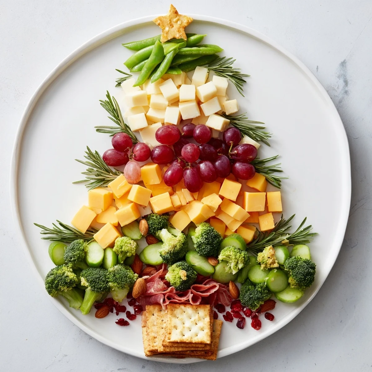 Evergreen Tree Snack Board