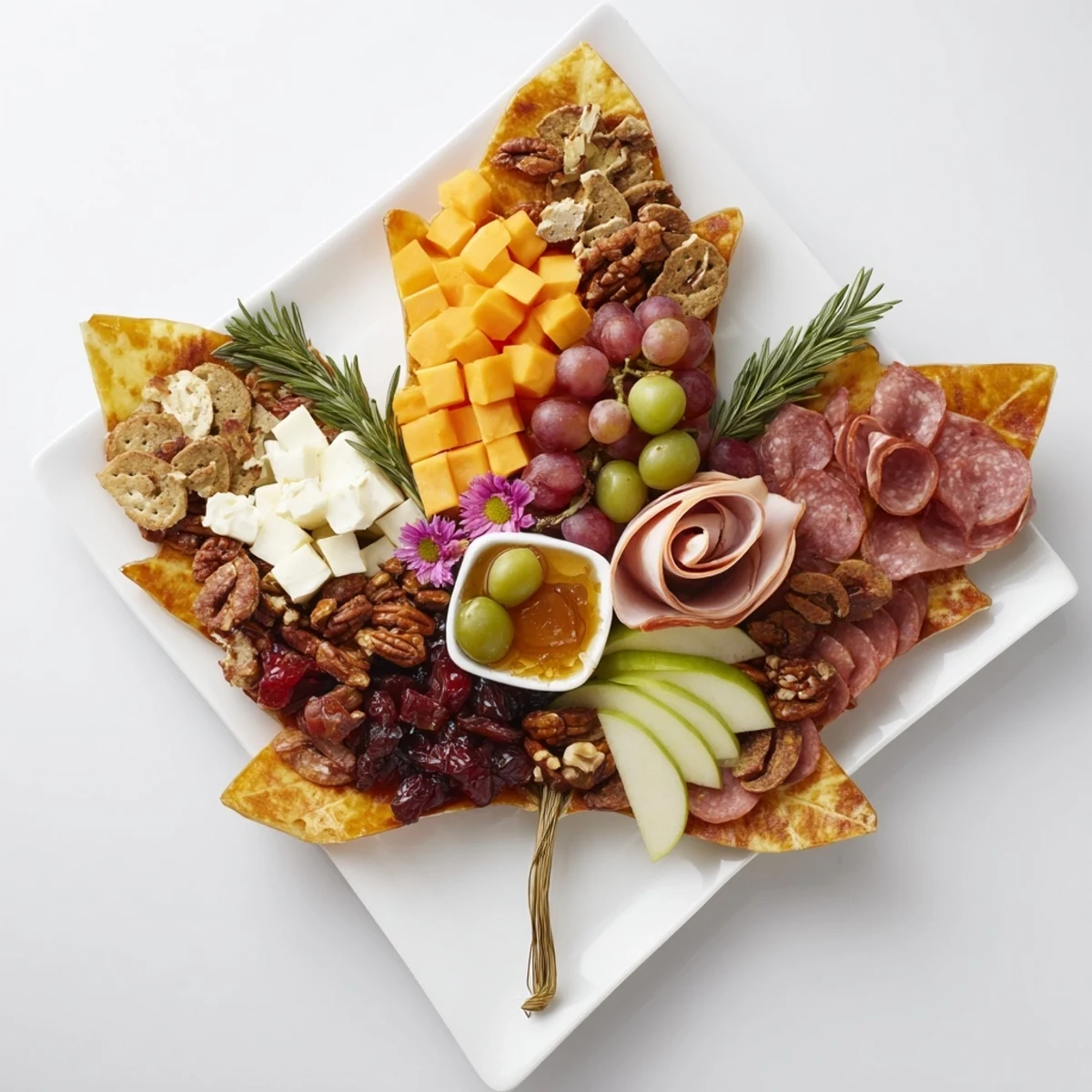 Maple Leaf Grazing Tray