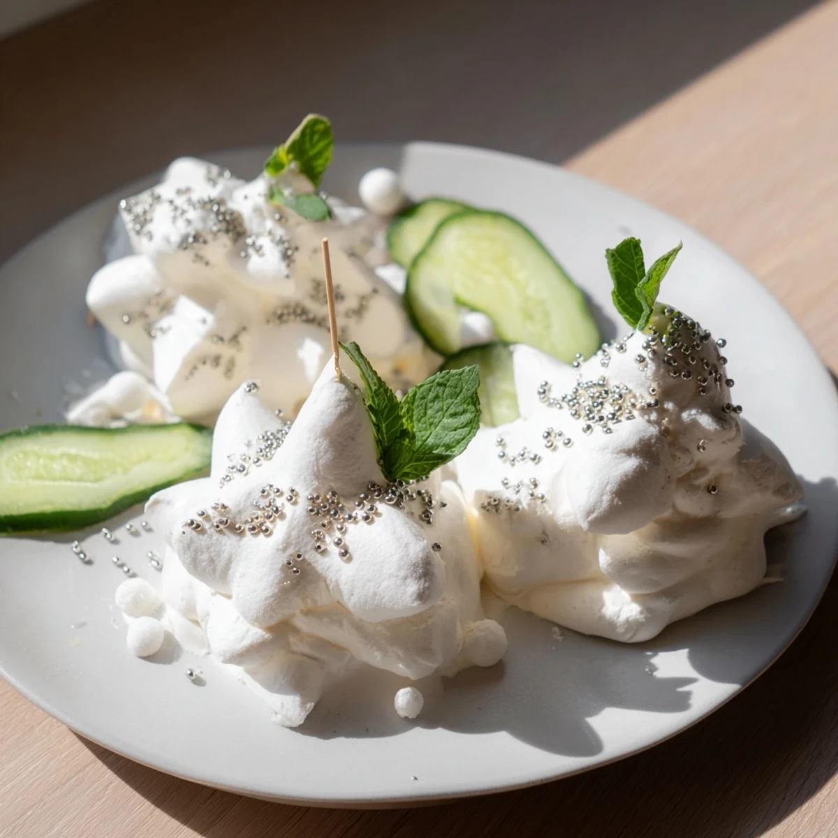 A vibrant Fluffy Clouds Lamb Baby Shower Board with tender lamb and creamy cheese clouds.