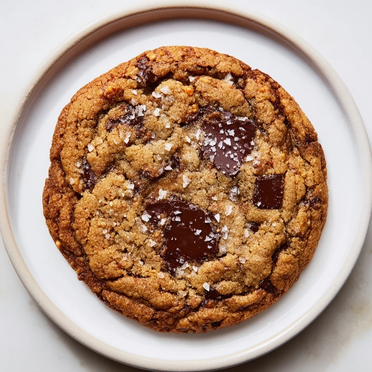 Warm, golden miso brown butter cookies fresh from the oven, ready to enjoy.