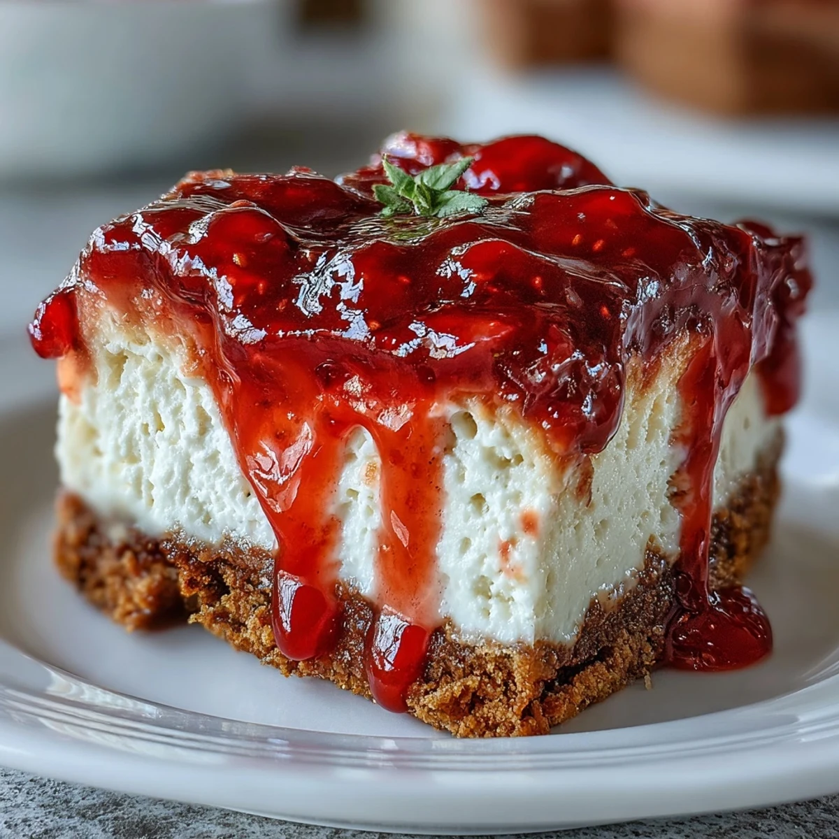 Delicious high protein strawberry cheesecake bites, a guilt-free treat for health-conscious dessert lovers.