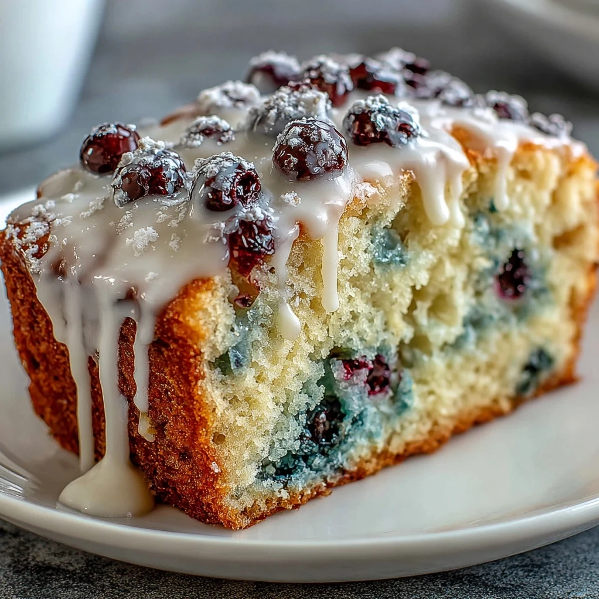 Bright lemon zest and sweet blueberries shine in this soft loaf, finished with a zesty citrus glaze.
