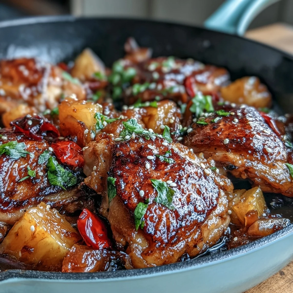 Sticky Honey Garlic Chicken
