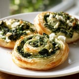 Savory Spinach Feta Pinwheels