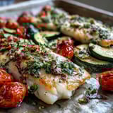 Garlic Herb Tilapia with Vegetables