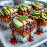 Spicy Tuna Crispy Rice Bites: Viral appetizer with perfectly fried rice and creamy, spicy topping.