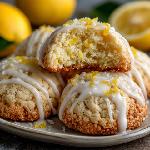 A plate of Zesty Lemon Meltaway Cookies.