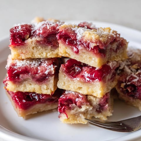 Golden-brown Thanksgiving Cranberry Mochi Squares cooling; a chewy, colorful dessert for serving.