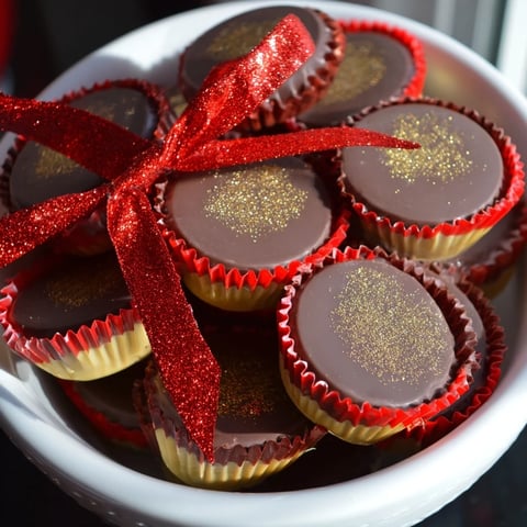 A glistening display of chocolate gold coin stacks, a sweet and festive edible centerpiece.