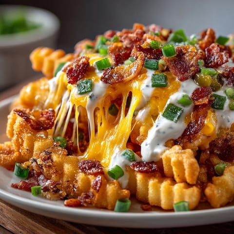 A plate of crispy Louisiana Voodoo Fries.