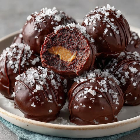 A plate of chocolate covered balls with sugar on top.