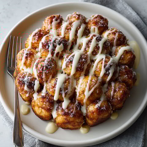 A plate of pumpkin spice monkey bread.