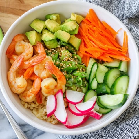 Shrimp Avocado Sushi Bowls