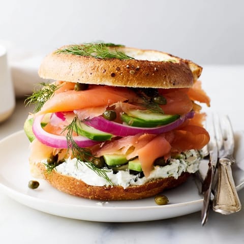 Smoked Salmon Dill Bagel
