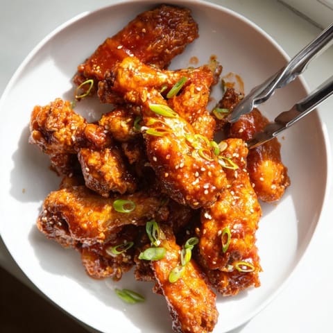 Honey Sriracha Chicken Wings