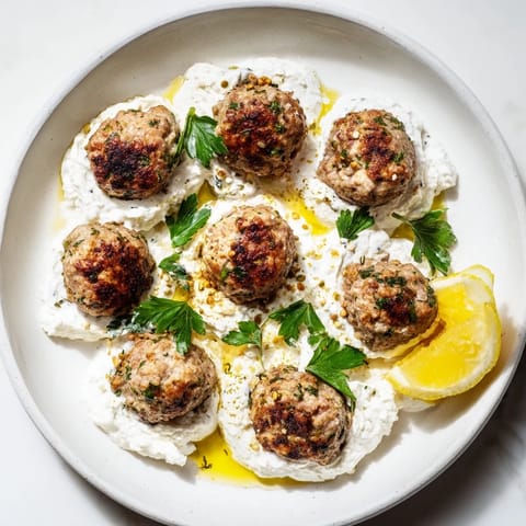 Garlic Herb Lamb Meatballs