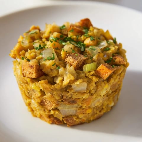 Vegan Chickpea Stuffing Muffins