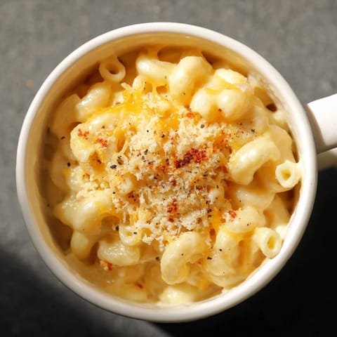 Creamy Mug Mac Cheese