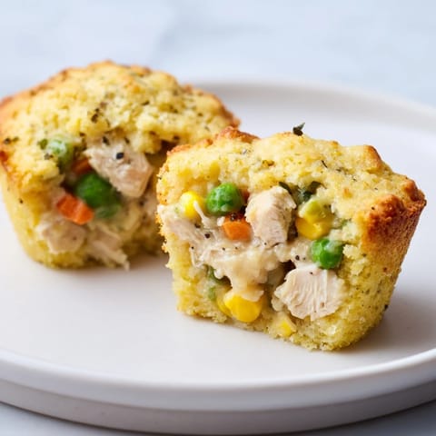 Mini Chicken Cornbread Muffins