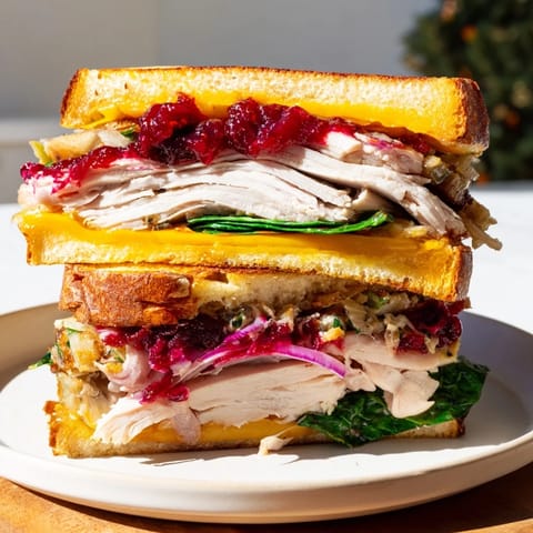 Budget Christmas Sandwich Brioche