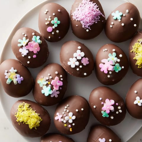Decorated Egg Candy Display