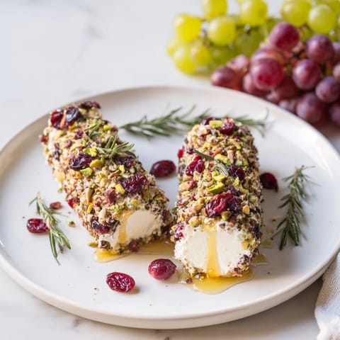 Cranberry Goat Cheese Logs