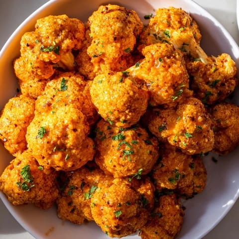 Buffalo Cauliflower Bites