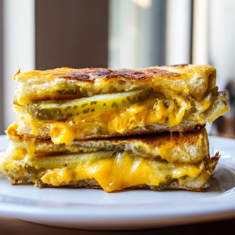 Pickle Cheddar Sandwich Buns