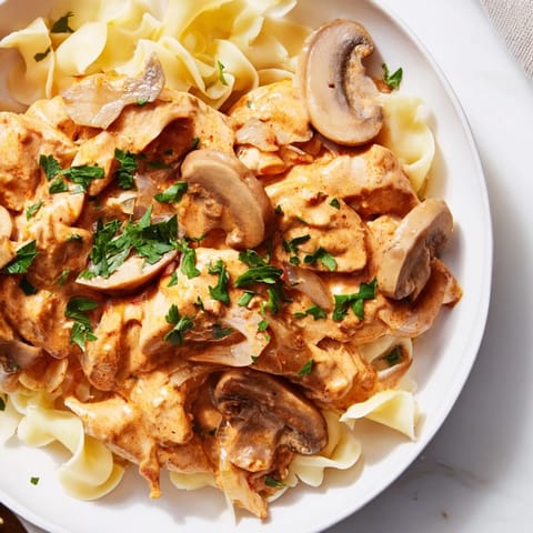 Chicken Mushroom Stroganoff