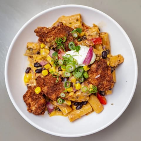 Crispy Chicken Burrito Pasta