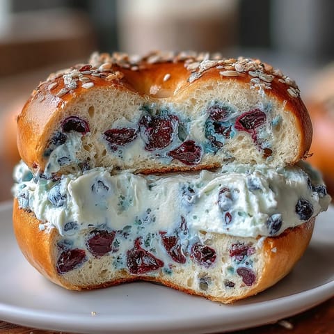 Blueberry Burst Protein Bagels #1632