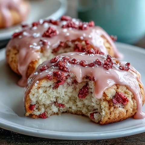 Soft Strawberry Sugar Cookies #1646