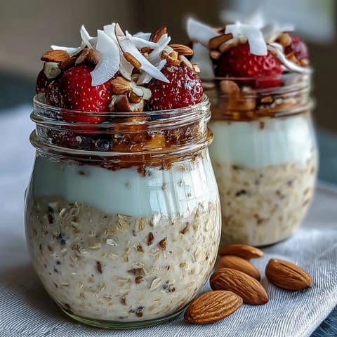 Healthy Easy Overnight Oats