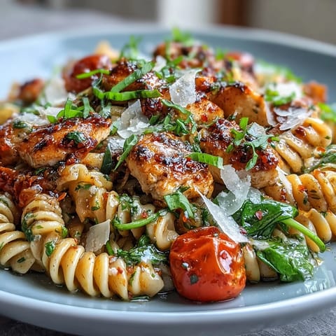 Healthy High Protein Chicken Pasta