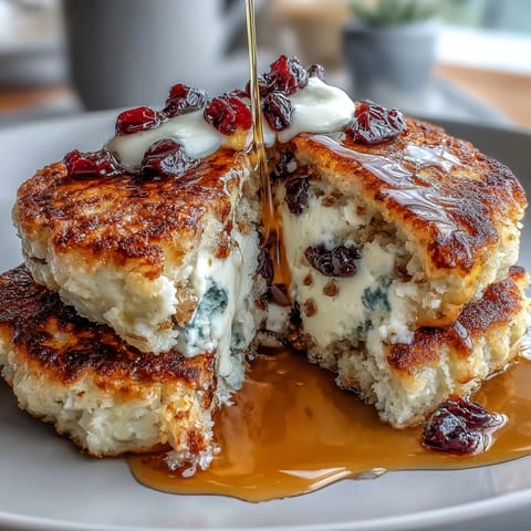 Fluffy cottage cheese pancake bites with golden edges, ready for a protein-rich breakfast or snack.