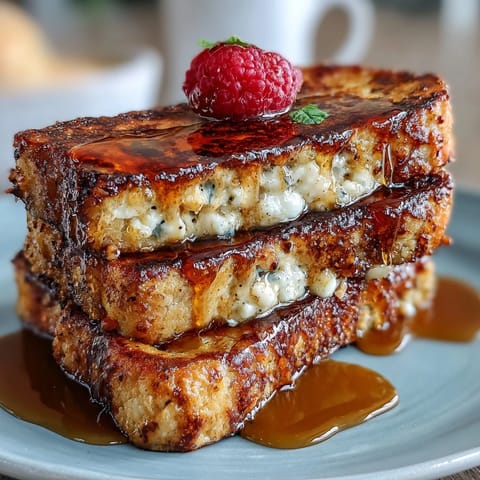 Golden baked Protein French Toast Sticks dusted with cinnamon, served with fresh berries and a side of maple syrup for dipping.
