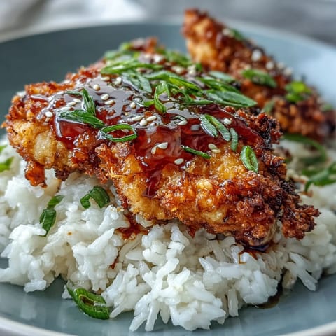 Crispy Chicken Rice Bowl