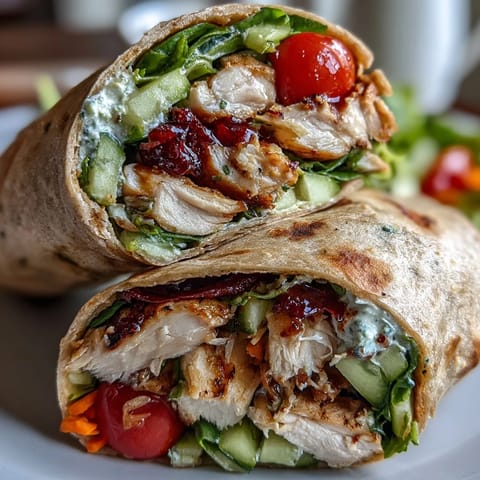 Chicken Wrap Meal Prep #1855