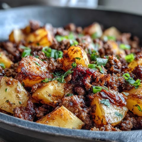 Ground Beef & Potato Skillet #1856