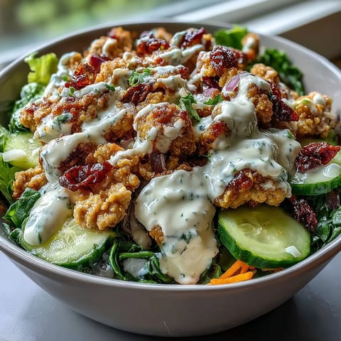High protein turkey burger bowl with juicy turkey, fresh veggies, and creamy sauce for a satisfying low-carb meal.